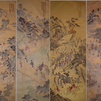 김홍도의 <모당 홍이상 평생도>